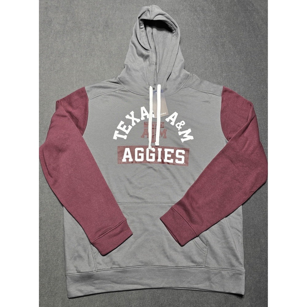 Men's Fanatics Maroon Texas A&M Aggies Applique Fleece Pullover Hoodie XL